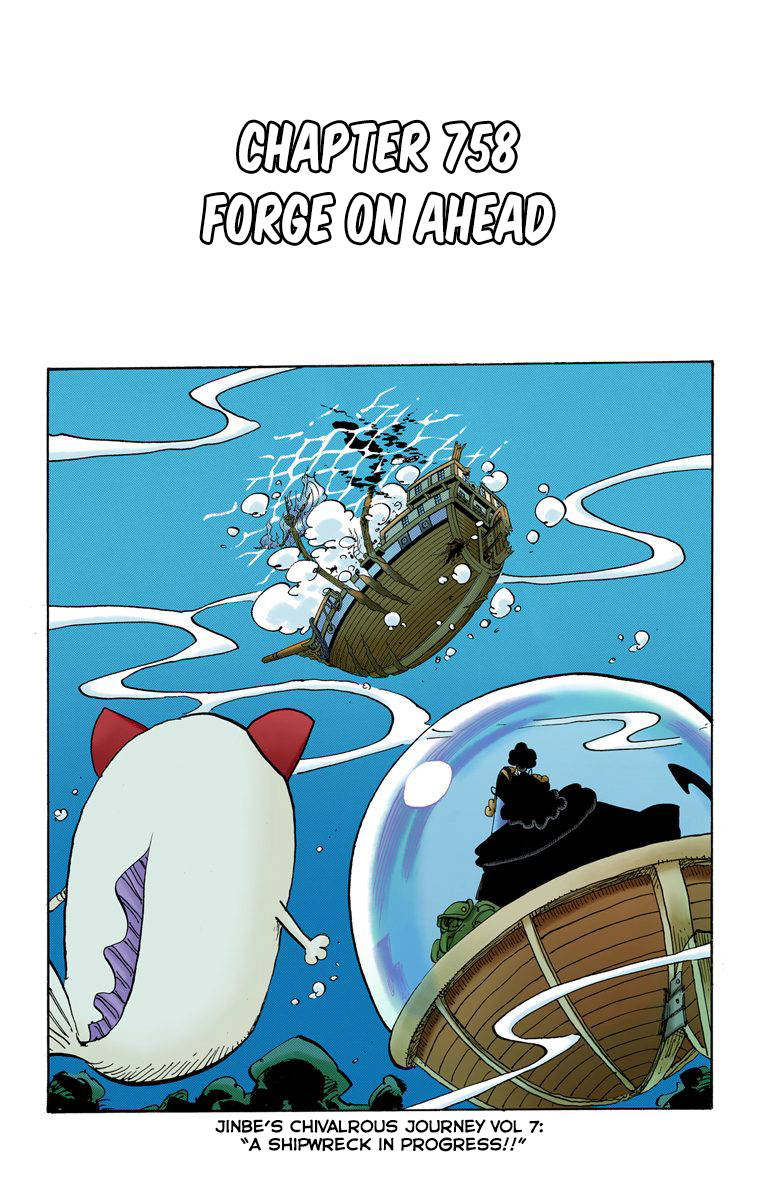 One Piece - Digital Colored Comics Chapter 758 2